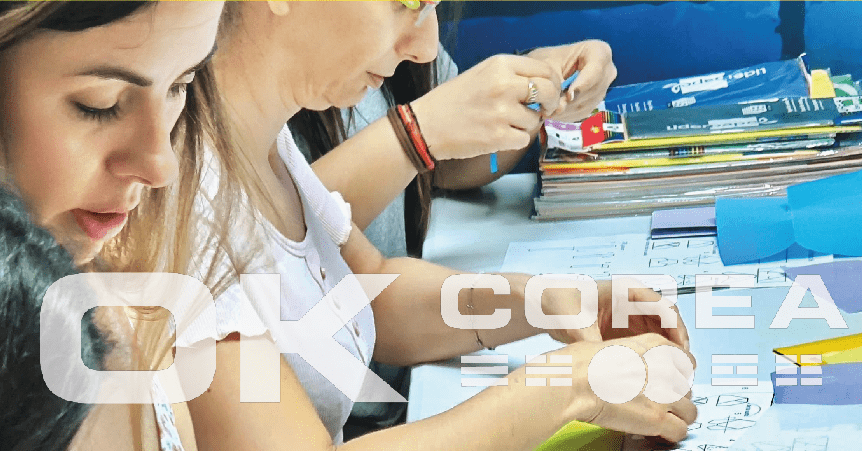 Cultora coreana en Sevilla. Taller de hanbok